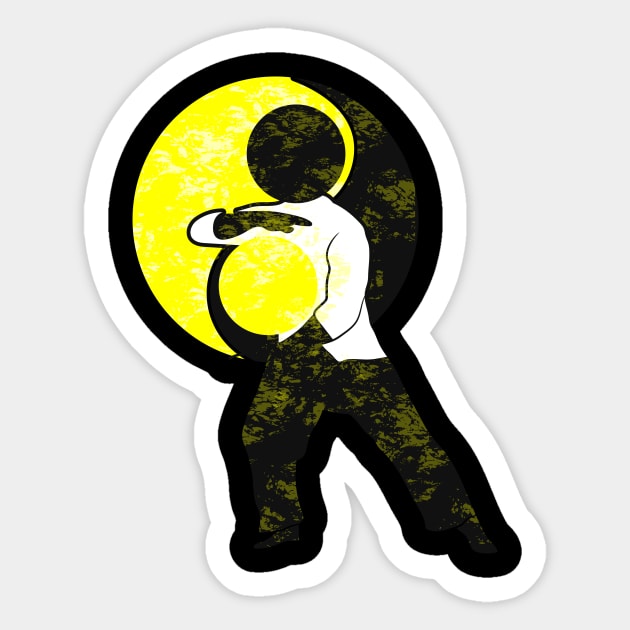 Chinese martial art Qi Gong Tai Chi Sticker by QQdesigns